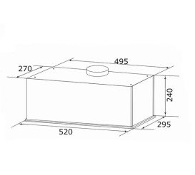 Вытяжка для кухни Granado Palamos 4613-700 white glass GCH4613120055