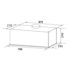 Витяжка для кухні Granado Palamos 4713-1200 white glass GCH4713120055