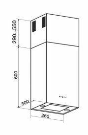 Вытяжка для кухни Granado Segovia 2614-1200 inox GCH6236377