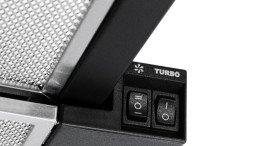 Витяжка для кухні Granado Telde 603-700 телескопічна black glass GCH116311