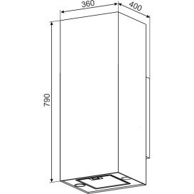 Вытяжка для кухни Granado Yunkos 2603-1200 inox GCH72436477