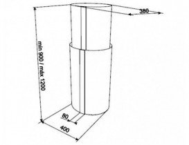 Вытяжка для кухни островная Teka Maestro CC 485 нержавеющая сталь 40480330