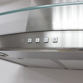 Витяжка для кухні пристінна Franke Glass Soft FGC 925 XS LED нержавіюча сталь / прозоре скло 110.0389.113