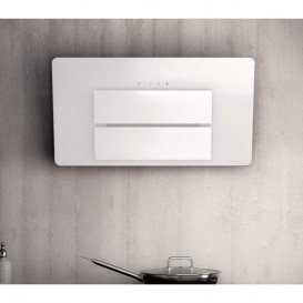 Вытяжка для кухни пристенная Franke Maris FMA 905 WH LED нержавеющая сталь/белое стекло 110.0437.393