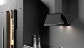 Вытяжка для кухни пристенная Teka DVI 88 BM черный матовый 112930056