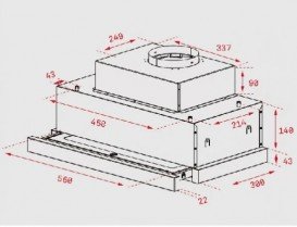 Вытяжка для кухни встраиваемая Teka Maestro CNL 6815 Plus нержавеющая сталь 40436840