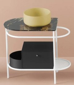 Ящик для консолі Artceram Flair 3.0 висувний МДФ чорний матовий ACM037 17