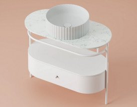 Ящик для консоли Artceram Flair 4.0 выдвижной МДФ белый матовый ACM038 05