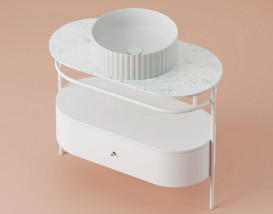 Ящик для консоли Artceram Flair 4.0 выдвижной МДФ белый матовый ACM038 05