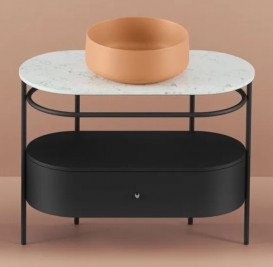 Ящик для консолі Artceram Flair 4.0 висувний МДФ чорний матовий ACM038 17