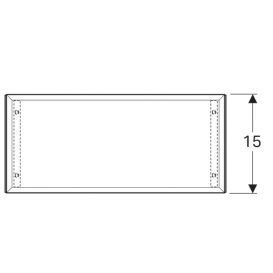 Ящик-органайзер Geberit Acanto ДСП дуб мистик 500.648.00.2