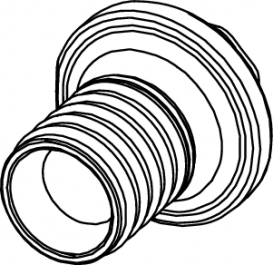 Заглушка Tece TECEflex пластик PPSU 16 мм 730616