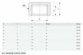 Заглушка Viega 1761 G¾ зі спеціальною обробкою латунь 100810