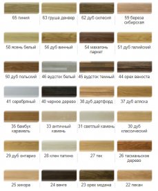 Заглушки левая и правая Salag NG56 ПВХ палитра на выбор NGTKхх