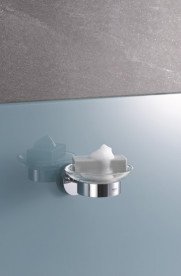 Запасная мыльница Grohe QuickFix Start без держателя прозрачное стекло 41182000