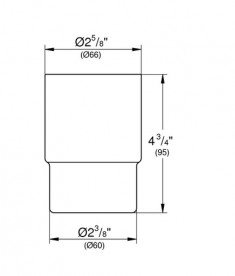 Запасной стакан для зубных щеток Grohe QuickFix Start без держателя прозрачное стекло 41184000