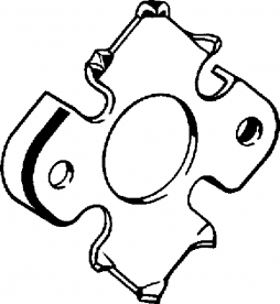 Захист від провертання для водорозеткі Viega 2132 оцинкована 344931