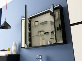 Зеркальный шкаф Kolpa-san Donna TOD 100 подвесной 100х69 см МДФ бежевый 510820