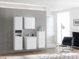 Зеркальный шкаф Kolpa-san Oxana TOO 60 подвесной 60х64.7 см ДСП белый 508220