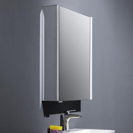 Зеркальный шкаф Laufen Frame 25 45х15х75 см петли справа алюминий H4083229001441