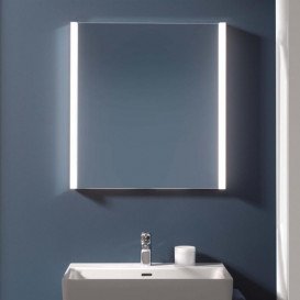 Зеркальный шкаф Laufen Frame 25 60х15х75 см петли справа алюминий H4084229001441