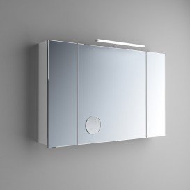 Зеркальный шкаф Marsan Therese-4 подвесной 65х90 см МДФ черный THERESE4-черный