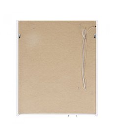 Дзеркальна шафка Мийдодир Лагуна ЗШ-80 75х82 см з LED-підсвічуванням ДСП білий глянець 00-00002880