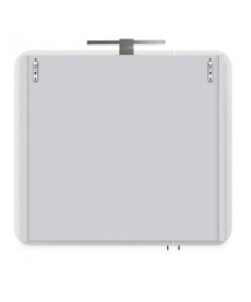 Дзеркальна шафка Мийдодир Сорренто 80х70,5 см з LED-підсвічуванням ДСП білий мат 00-0008258