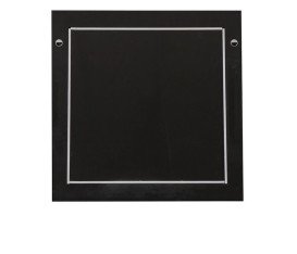 Дзеркало для ванної кімнати Аквародос Беатріче 80х80 см чорний патина золото АР000000923