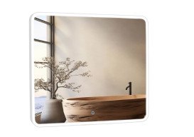 Дзеркало для ванної кімнати Аквародос Donato 80х70 см sensor з LED-підсвічуванням білий АР000113304