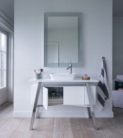 Дзеркало для ванної Duravit Cape Cod 76,6х110,6 см з підсвічуванням CC964100000