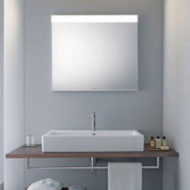 Дзеркало для ванної Duravit Light and mirror 80х70 см з підсвічуванням LM783600000