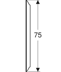 Зеркало для ванной Geberit Option Round ⌀75 см с прямой и косвенной подсветкой 502.798.00.1