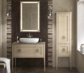 Дзеркало для ванної Kerama Marazzi Plaza Classic 65х100 см капучино PL.C.mi.65\CAP