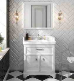 Зеркало для ванной Kerama Marazzi Pompei 80х75 см белый PO.mi.80\WHT