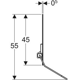 Зеркало для ванной Kolo Lehnen Funktion 65,5х55 см с возможностью наклона левое L31201200
