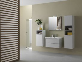 Дзеркало для ванної Kolpa-San Lana OGL 80 80х70 см ДСП світла акація 529040