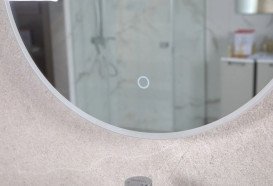Зеркало для ванной комнаты Аквародос Solar UNI sensor 60x100 см с подсветкой белый АР000092637