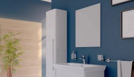 Дзеркало для ванної кімнати Aqua Rodos Акцент 60х70 см білий АР000001212