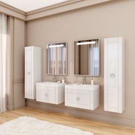 Зеркало для ванной Marsan Charlottae 90х70 см с LED подсветкой Charlottae90х70
