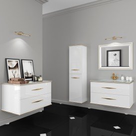 Зеркало для ванной Marsan Kassandre 87х67 см белый Cassandre87х67white