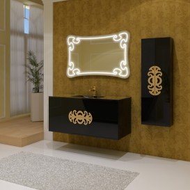 Дзеркало для ванної Marsan Malvine 73х115 см з LED підсвічуванням Malvine73х115