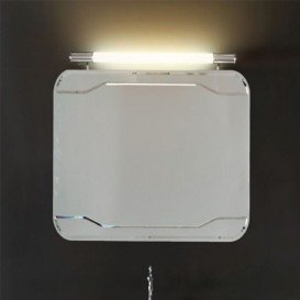 Дзеркало для ванної настінне Kerasan Waldorf 80x70 прямокутне з підсвічується рамою 740701