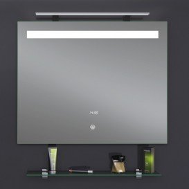 Дзеркало для ванної Sanwerk Lava DeLuxe 70х65 см з LED-підсвіткою ZL0000121