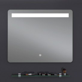 Зеркало для ванной Sanwerk Lava Рада 80х65 см с LED-подсветкой ZL0000171