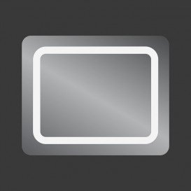 Зеркало для ванной Sanwerk Lava Вега 90х65 см с LED-подсветкой ZL0000185