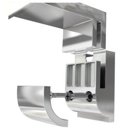 Дзеркало для ванної Sanwerk Симплі Мініма 80х65 см зі світильником Led Смарт AC 30 см ZS0000348