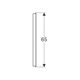 Зеркало Geberit Option Basic 70х65 см двухсторонняя подсветка 500.587.00.1