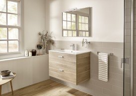 Зеркало настенное прямоугольное Roca Victoria Basic 120х60 корпус ДСП A812330406