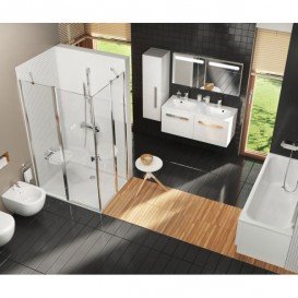 Дзеркало настінне з підсвічуванням Ravak Chrome 600 прямокутне біле X000000546